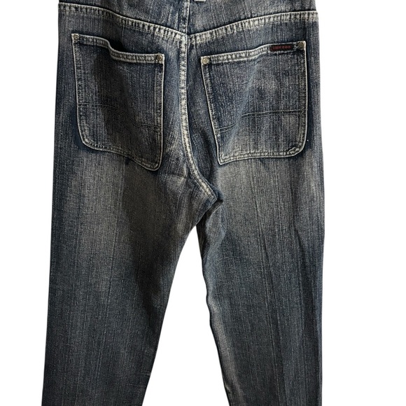 Men’s Moda Jeans USA Dark Wash Baggy Saggy Denim Streetwear 34 X 34 - Picture 3 of 10